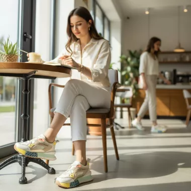 Adidasi dama casual bej CL2312 N7-4